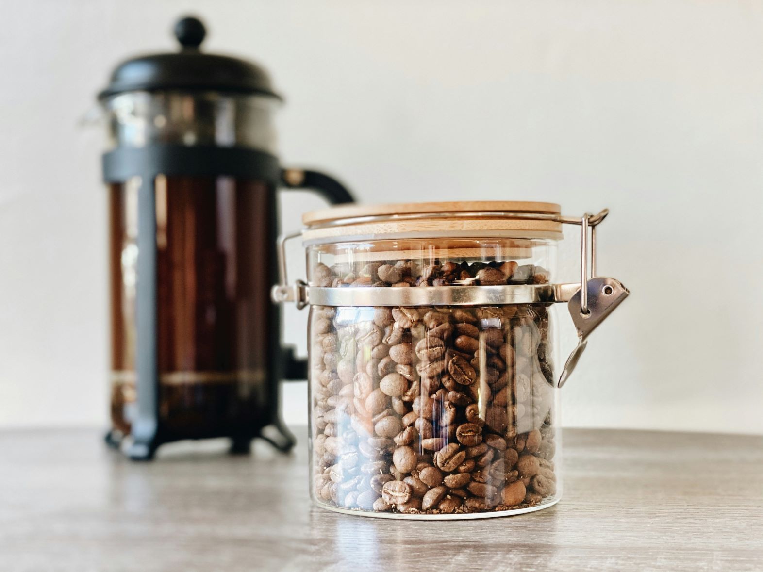 Organic Coffee Beans French Press With Finish preview